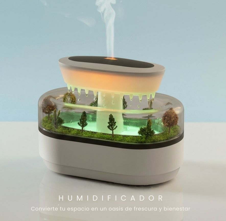 Humidificador Raindrop con Aromaterapia