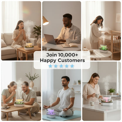 Humidificador Raindrop con Aromaterapia