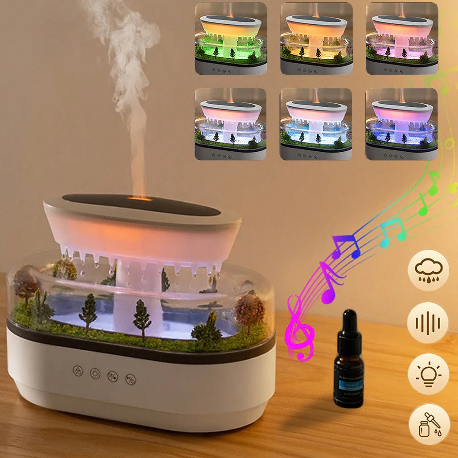 Humidificador Raindrop con Aromaterapia