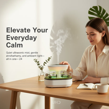 Humidificador Raindrop con Aromaterapia